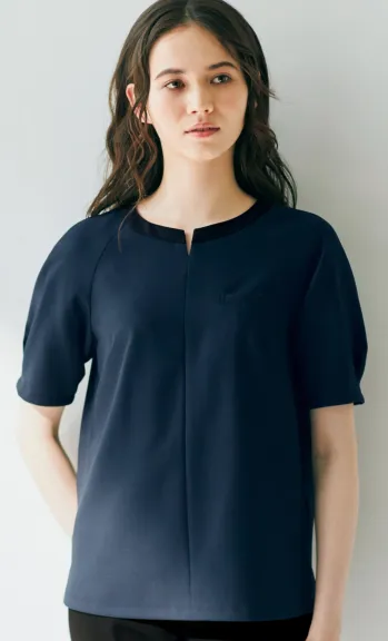 インフォメーション・ショールーム カットソー カーシーカシマ NST033 プルオーバー（半袖） 事務服JP