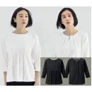 事務服JP インフォメーション・ショールーム カットソー カーシーカシマ NWT039 プルオーバー（七分袖）