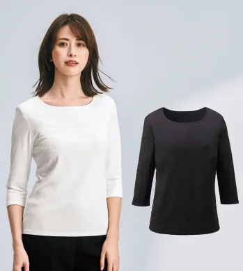 フォーマル カットソー カーシーカシマ NWT059 プルオーバー（七分袖） サービスユニフォームCOM