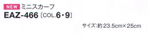 カーシー EAZ-466 ミニスカーフ 衿もとを彩るアクセントで、着こなしのクラス感をアップ。 簡単、ラクラク、キレイをかなえる、ミニスカーフ。 都会的な印象の多色ストライプ（スカーフループつきアイテム専用）※スカーフにもポケットチーフにも変身。シーンにあわせて2通りにアレンジできます。「スカーフ」ループつきのブラウスやジャケットにあわせてスタイリング。華やかなコーディネイトが手軽に楽しめます。 「ポケットチーフ」角の部分を活かして、柔らかさとシャープな印象を強調したり、中央部分にふんわり、ボリューム感をもたせて華やかに。 サイズ／スペック