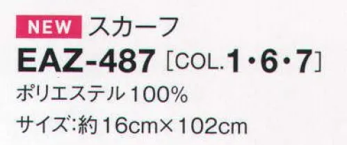 カーシー EAZ-487 スカーフ トレンドときちんと感の競演。 サイズ／スペック