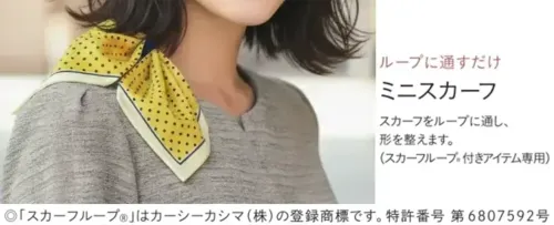 カーシーカシマ EAZ1035 ミニスカーフ（リバーシブル） サイズ／スペック