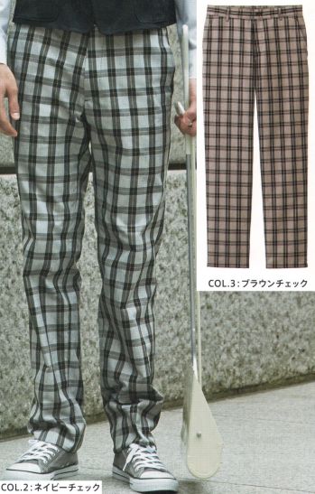 男女ペア パンツ（米式パンツ）スラックス カーシー（キャリーン） CAM-133 パンツ 作業服JP
