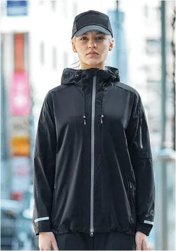 男女ペア 長袖ジャケット（ブルゾン・ジャンパー） カーシーカシマ（キャリーン） CAU186 どこでもフードブルゾン 作業服JP