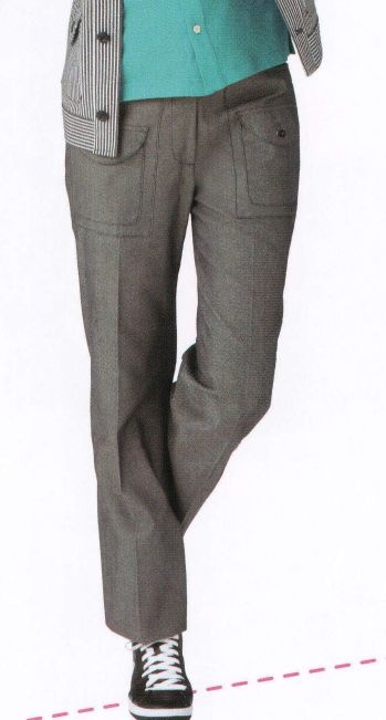 男女ペア パンツ（米式パンツ）スラックス カーシー（キャリーン） CL-6345 パンツ 作業服JP