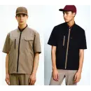 作業服JP 男女ペア 半袖ジャケット（ブルゾン・ジャンパー） カーシーカシマ（キャリーン） CSU182 半袖ブルゾン