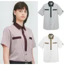 作業服JP 男女ペア 半袖シャツ カーシーカシマ（キャリーン） CSY170 半袖ニットシャツ