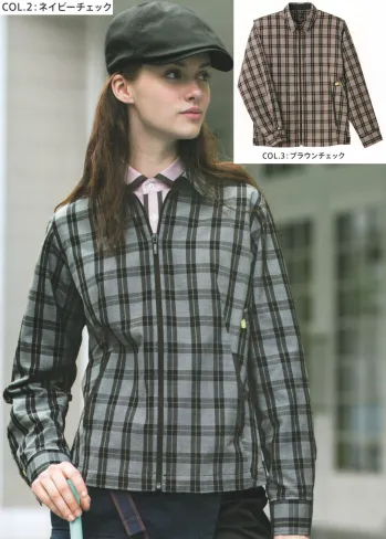 男女ペア 長袖ジャケット（ブルゾン・ジャンパー） カーシーカシマ（キャリーン） CWU-141 ブルゾン 作業服JP
