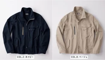 男女ペア 長袖ジャケット（ブルゾン・ジャンパー） カーシーカシマ（キャリーン） CWU161 ブルゾン 作業服JP