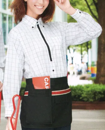 男女ペア 長袖シャツ カーシーカシマ（キャリーン） CWY-003 長袖シャツ 作業服JP