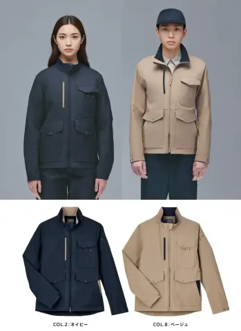 男女ペア 長袖ジャケット（ブルゾン・ジャンパー） ハンズオン CWU196 ブルゾン 作業服JP