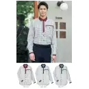 作業服JP 男女ペア 長袖シャツ ハンズオン CWY205 長袖シャツ