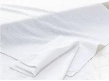 ギフト・アメニティ バスタオル 広洋物産 J1500W タイル柄 ジャガードタオル バスタオル(48枚入) サービスユニフォームCOM