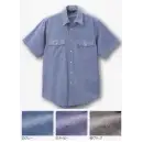 作業服JP 男女ペア 半袖シャツ クロダルマ 26874 半袖シャツ