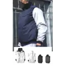 作業服JP 男女ペア ベスト クロダルマ 26886 ハーネス対応ベスト