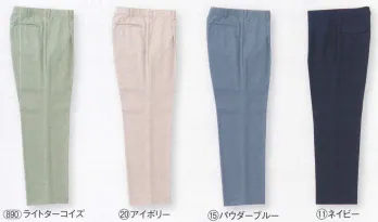 メンズワーキング パンツ（米式パンツ）スラックス クロダルマ 31073 スラックス（ワンタック） 作業服JP