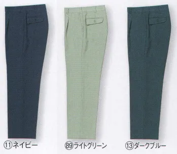 メンズワーキング パンツ（米式パンツ）スラックス クロダルマ 31098-B スラックス（ワンタック） 作業服JP