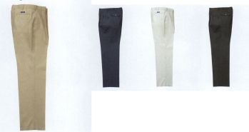 メンズワーキング パンツ（米式パンツ）スラックス クロダルマ 31506 スラックス（ツータック） 作業服JP
