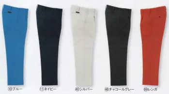 メンズワーキング パンツ（米式パンツ）スラックス クロダルマ 31596 スラックス（ワンタック） 作業服JP