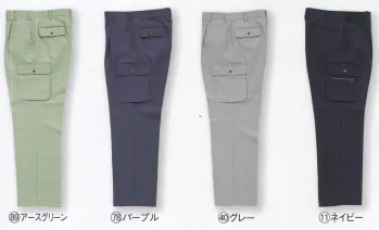 メンズワーキング カーゴパンツ（ベトナムパンツ） クロダルマ 35038 カーゴパンツ（ワンタック） 作業服JP