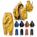 作業服JP メンズワーキング レインコート（合羽） クロダルマ 47416 レインコート・パンツ