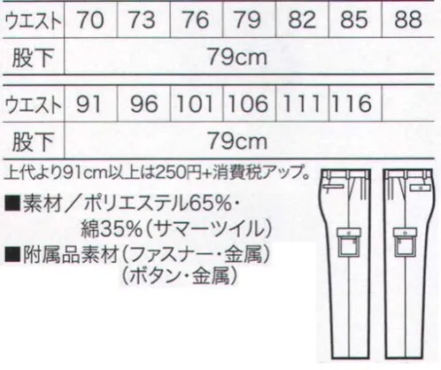 クロダルマ 1340 カーゴパンツ（ツータック） グランドプリーツ採用。動きやすさ、涼しさがうれしい夏の定番。 サイズ／スペック