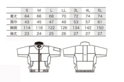 クロダルマ 268831 半袖ジャンパー AIR SENSOR-1プリーツ加工素材の半袖ジャンパー。フォークリフトなどの運転時にも邪魔にならないサイドファン仕様。背中内側に保冷剤用ポケットも付いて夏の作業をより涼しく快適に。サイドファンタイプ脇下の両サイドにファンを装着することにより、座る際にファンが邪魔にならない仕様になっています。また、背中の内ポケットに保冷剤を入れファンを使用すると冷たい風が身体全体に吹き抜け、冷却効果があがります。・首回りを広くする事でジップアップにしても風抜けが抜群に。・背中から首にかけて立体的に風の通りを良くするメッシュ。・首元に風を誘導するために背に通気空間をつくり風を誘導し涼しさがアップ。・左胸ファスナー付メッシュポケット。・背中内側に保冷剤用のポケット付。・プリーツ加工。※ご使用になられる際は、別売りのバッテリー等、デバイスが必要です。#空調服 #ファン付ウェア サイズ／スペック