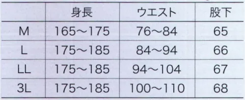 クロダルマ 47204 アンダーパンツ 消臭性、吸汗速乾性に優れたストレッチ素材採用。ひんやりとした心地よい着用感で、夏の作業を一層快適に。内股消臭テープ使用。便利な前開きタイプ。 サイズ／スペック