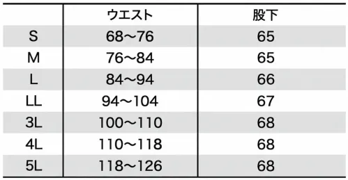 クロダルマ 47428 アンダーパンツ サイズ／スペック