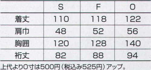 クロダルマ 54185 ベンチコート スリムなシルエットと機能性を両立！着ることが楽しくなるおしゃれなデザイン。撥水性の高い生地に保温性の高い中綿を使用。ハンドウォーマー付きのポケットは動きやすいスリット等、機能性も追求しました。 ※「70 レッド」は販売を終了致しました。 サイズ／スペック