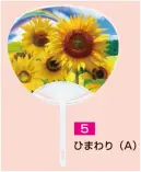 かぐや姫 P-5 ポリうちわ G（ひまわり(A)）（10本入り） 10本入り 裏面は白です。 ※この商品は、ご注文後のキャンセル・返品・交換ができませんので、ご注意下さいませ。※なお、この商品のお支払方法は、前払いにて承り、ご入金確認後の手配となります。