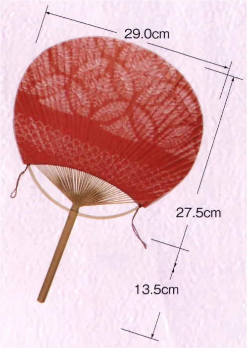 かぐや姫 B-22 竹うちわ 丸竹大万 赤絞り（10本入り） 10本入り※この商品は、ご注文後のキャンセル・返品・交換ができませんので、ご注意下さいませ。※なお、この商品のお支払方法は、先振込（代金引換以外）にて承り、ご入金確認後の手配となります。 サイズ／スペック
