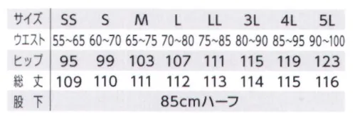 児島 4910 ストレートパンツ スポーティな雰囲気を演出。パンツには静電気除電を施し、さまざまな作業を快適にこなせます。●パンツサイドには活動的なイメージの太めのラインを採用。●ウエストを快適に調整できるスピンドル入り。●裾フリー仕立てで、股下調整も自由自在。●両脇ポケット付き。●パンツ右側にSP静電気除電スピンテープ使用。乾燥した冬季でも、まとわりつきやゴミの付着をセーブするSP静電気除電スピンテープ使用。静電気除電テープ入りで、まとわりつきやゴミの付着をセーブするガード静電防止素材「サンダーロン」採用。「ミレーヌ・サンダーロン」SP静電気除電スピンテープ使用。スピンテープ「サンダーロン」は静電気をコロナ放電するため、静電気の発生を抑え、イヤなパチパチ音やゴミ・ホコリの付着を軽減します。しかも、洗濯による性能低下もなく、いつまでも快適な着心地を保ちます。パワーライズ動きにスムーズな素材。・汗の吸汗性、速乾性に優れています。・ストレッチ性にすぐれ、ムリなひっぱり感がありません。・工業洗濯ができます。 サイズ／スペック