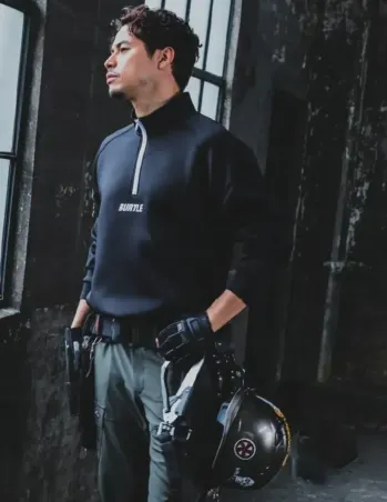 スポーツウェア トレーナー バートル 4111 エアーテックハーフジップ 作業服JP