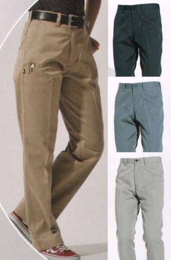 男女ペア パンツ（米式パンツ）スラックス バートル 6107 シャーリングパンツ 作業服JP