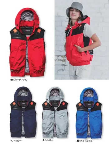 男女ペア ベスト バートル AC1194 ACベスト（ユニセックス）（デバイス別売） 作業服JP