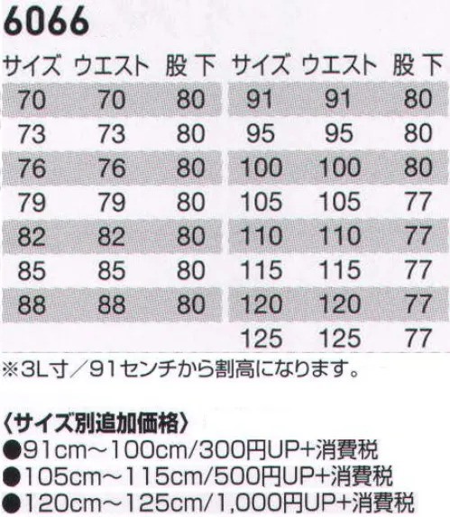 バートル 6066 ツータックカーゴパンツ ハードワーク御用達のT/Cライトチノで、着心地も耐久性も抜群の日本製。幅広いシーンで着れるベーシックなデザインにまとめました。夏対策には通気性にすぐれたボディクーラーを搭載。お求めやすさも魅力の新定番アイテムです。 丈夫で着心地のよいT/Cライトチノ（日本製素材）。通気性バツグンのボディークーラー（メッシュ仕様）。着用シーンを選ばない洗練デザイン。お求めやすいスーパープライス。※「48サックス」は、販売を終了致しました。 ※商品の仕様は予告なく変更される場合がございます。同一品番の商品であっても、販売時期によりスペックが異なる場合がございます。閲覧環境やモニター設定により、実際の商品の色味が画像と異なって見える場合がございます。 サイズ／スペック