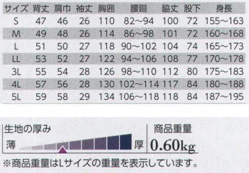 クレヒフク 808 KR-SPORTS半袖ツナギ 着心地に配慮したスポーツライク・ウェア吸汗速乾や抗菌防臭のある生地を使用し爽やかな着心地のウェアを実現。防汚加工や透け防止など動きやすさを考慮し、スポーツウェアにならったシルエットデザインに仕上げました。ニット素材で動きやすく軽量でワーキングやスタッフウェアなど、結束力やモチベーションの向上を図るキーポイントとして活用できるアイテムです。帯電防止生地使用体や衣服に帯電する静電気を抑制する素材を使用しています。※裾の丈を加工し、ハーフパンツの仕様にも変更可能です（別料金）。※「31 ネイビー」は、販売を終了致しました。 サイズ／スペック