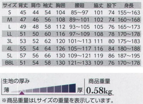 クレヒフク 890 長袖ジャンプスーツ 清涼感UPの快適繊維！！セラミック練り込みポリエステル「クラサーモ®」使用だから、可視光線及び赤外線に対し、優れた遮蔽性を発揮。特殊三層構造で汗を吸収する「ユニブレンド®」とのプラスアルファ効果で涼感がさらにアップしました。●可視光線の反射暑さの源、可視光線を反射し、衣服内部をクールに保ちます。●三層構造糸「ユニブレンド®」使用ハリ、コシに優れ、スピーディに汗を吸収し、乾きもはやい。●耐久性特殊技術による練り込みタイプ。繰り返し洗っても効果が持続します。 サイズ／スペック