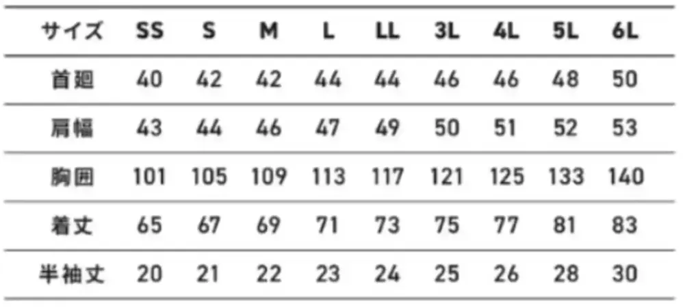アルトコーポレーション OD26777 半袖ポロシャツ サイズ・スペック