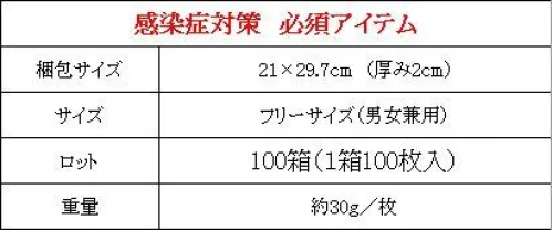 ことりや FG-01 感染対策保護ガウン（1箱100枚入り） 感染症対策の必須アイテム◎軽量なため、通気性、柔軟性に優れています。◎高いろ過効率と優れた防塵効果を発揮◎2カ所の紐（ウエストと首の後ろ）でサイズ調節可能 サイズ／スペック