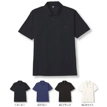 男女ペア 半袖ポロシャツ 小倉屋 9014 DRY エコ半袖ポロシャツ 作業服JP