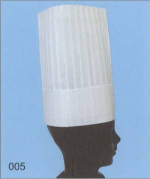 不織布使い捨てコック帽(NO.005)（200枚入り）