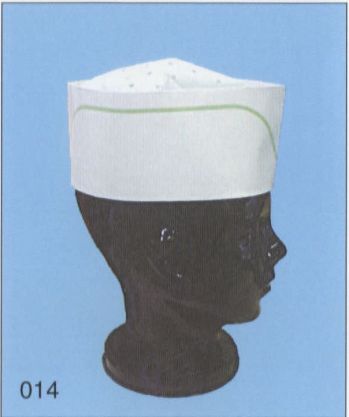 厨房・調理・売店用白衣 キャップ・帽子 ライフ PR9002 不織布使い捨て和帽子(NO.014)（500枚入り） 食品白衣jp
