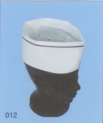 厨房・調理・売店用白衣 キャップ・帽子 ライフ PR900 不織布使い捨て和帽子(NO.012)（500枚入り） 食品白衣jp