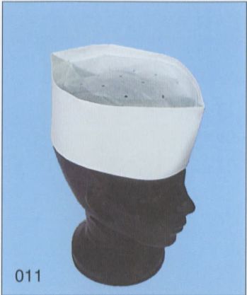 厨房・調理・売店用白衣 キャップ・帽子 ライフ PW900 使い捨て紙和帽子(NO.011)（500枚入り） 食品白衣jp