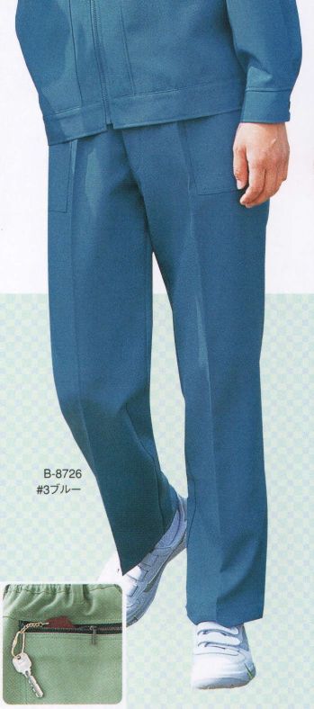 男女ペア パンツ（米式パンツ）スラックス リミット B-8726 メンズスラックス 作業服JP