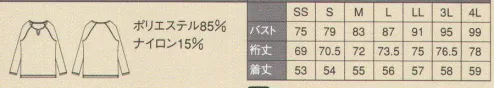 リミット BC-2110 レディスラグランＴ 軽くて動きやすいシャツ。【軽くて細身のシルエット。年中使えるアイテム。】吸水ポリマーとナイロンの複合であるハイグラワッフルを採用。天然素材のような吸収能力、優れた速乾性でいつもサラサラで快適です。伸縮性がありフィット感のある着心地で、インナーにもレイヤードスタイルにも使えるスグレもの。ラグランスリーブで動きやすく、アクティブな方にオススメです。●フィット感のある細みのシルエット。●ラグランスリーブで機能的。●いつもサラサラで快適な着心地。●絣の飾りループがこだわりの証です。●サイドスリット入りで機能的に。これ一枚でインナーにもレイヤードスタイルでも使えます。※この商品はご注文後のキャンセル、返品及び交換が出来ませんのでご注意くださいませ。※なお、この商品のお支払方法は、先振込（代金引換以外）にて承り、ご入金確認後の手配となります。 サイズ／スペック