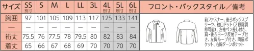 リミット G-2600 男女兼用スマートスモック サイズ／スペック