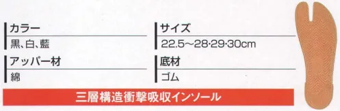 丸五 10790-02 祭びと6枚（白） 踵に衝撃吸収材を使用した3層構造インソール。足にかかる負担を軽減し、最後まで祭りを楽しんでいただけます。こだわりの機能が祭りに華を添える。  ※この商品はご注文後のキャンセル、返品及び交換は出来ませんのでご注意下さい。※なお、この商品のお支払方法は、先振込（代金引換以外）にて承り、ご入金確認後の手配となります。 サイズ／スペック